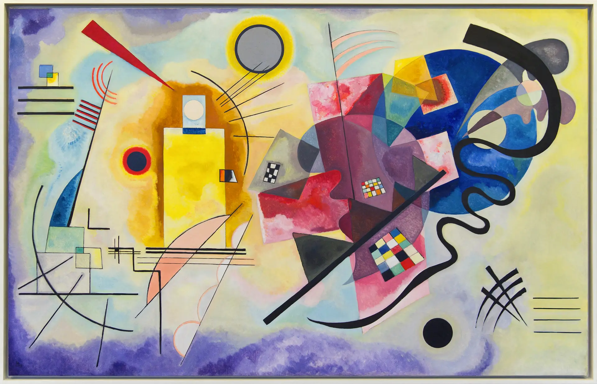 Uma orquestra de cores faz as honras a uma viagem à vida e obra de Kandinsky