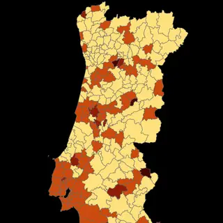 Covid-19. O país já mudou de tons: há 17 concelhos com risco muito alto (veja aqui o seu)