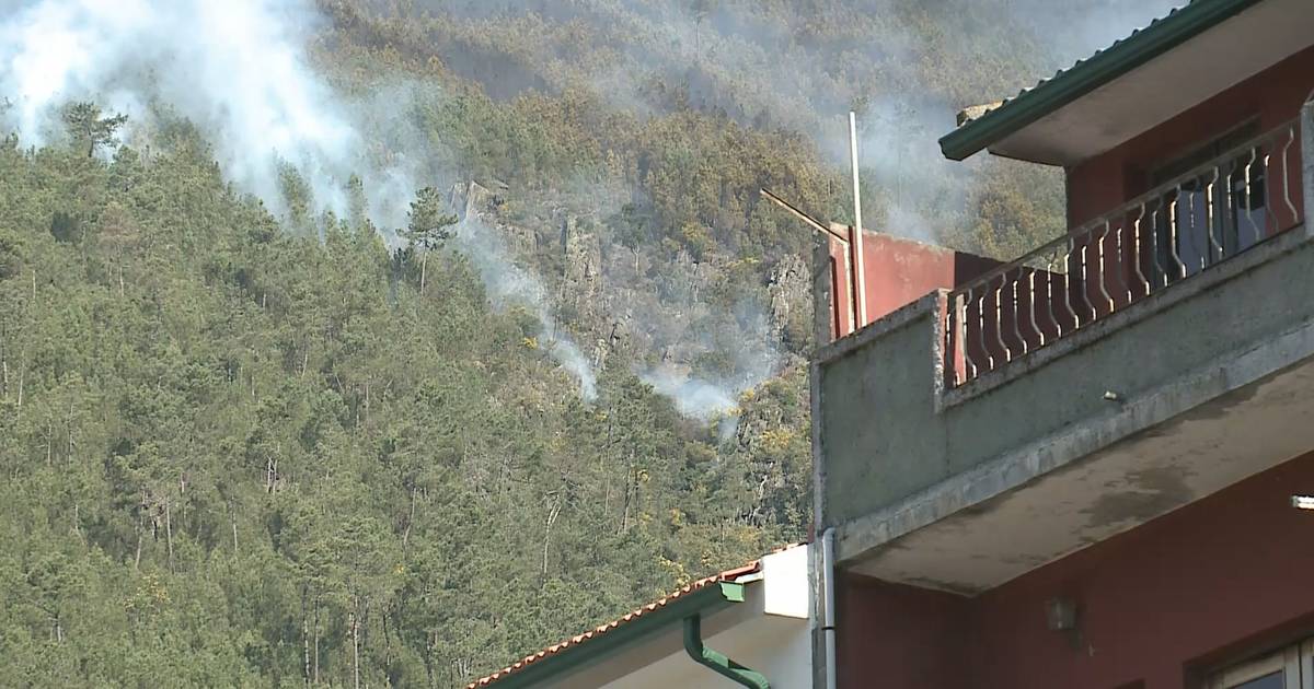 Incêndios: EN 17 fechada nos dois sentidos devido a fogo de Seia