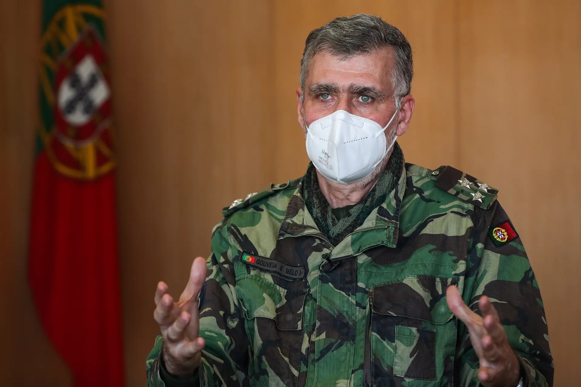 Vice-almirante Gouveia e Melo, coordenador da "task force"