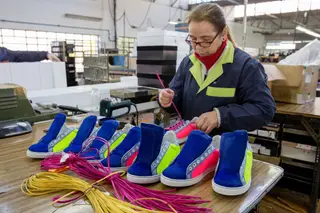 Solo un paese in Europa ha un saldo positivo nella bilancia commerciale delle calzature ... E sì, è il Portogallo