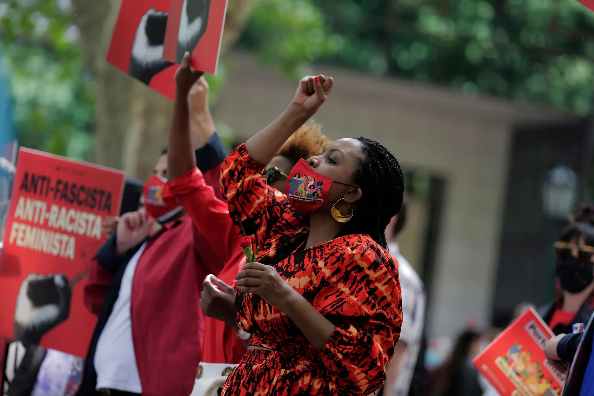 Joacine Katar Moreira optou por um look mais Livre