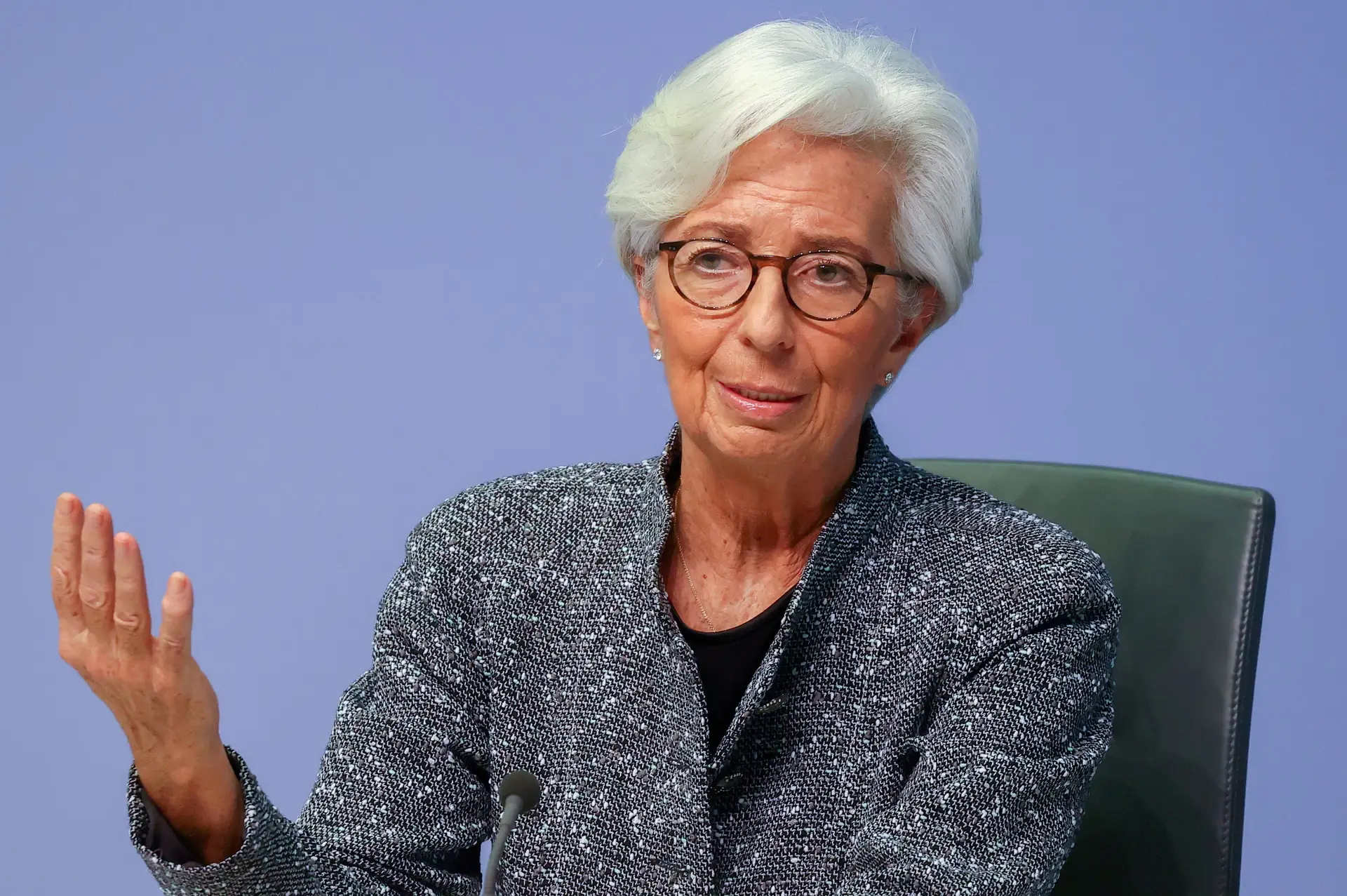 Lagarde adverte que inflação continuará muito abaixo de 2% daqui a dois anos