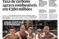 Taxa de carbono agrava combustíveis em €380 milhões