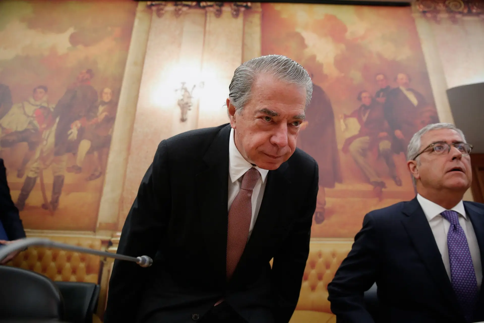 Ricardo Salgado quando foi ouvido na comissão parlamentar de inquérito ao BES e ao GES, na Assembleia da Republica