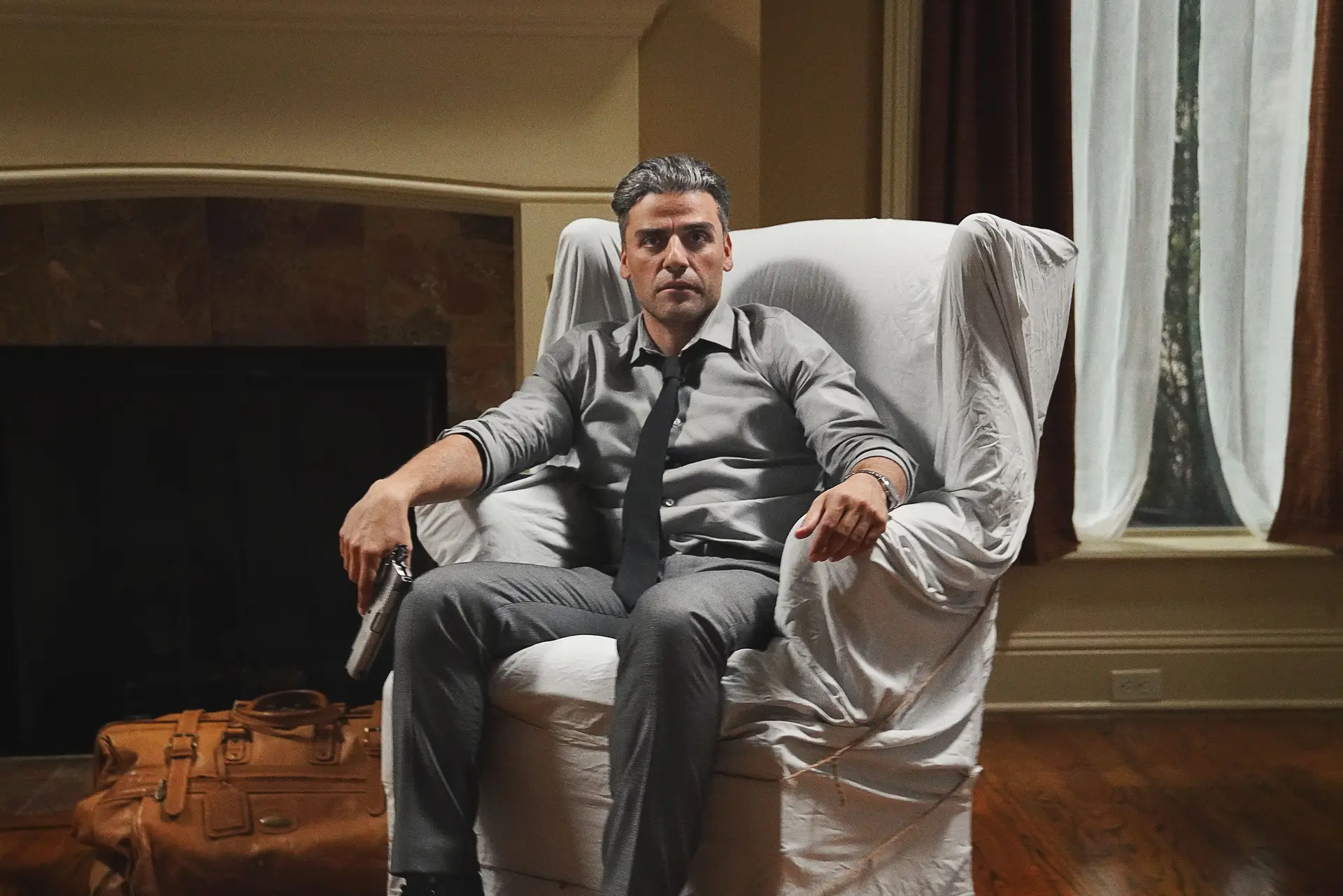 Oscar Isaac em “The Card Counter”, de Paul Schrader