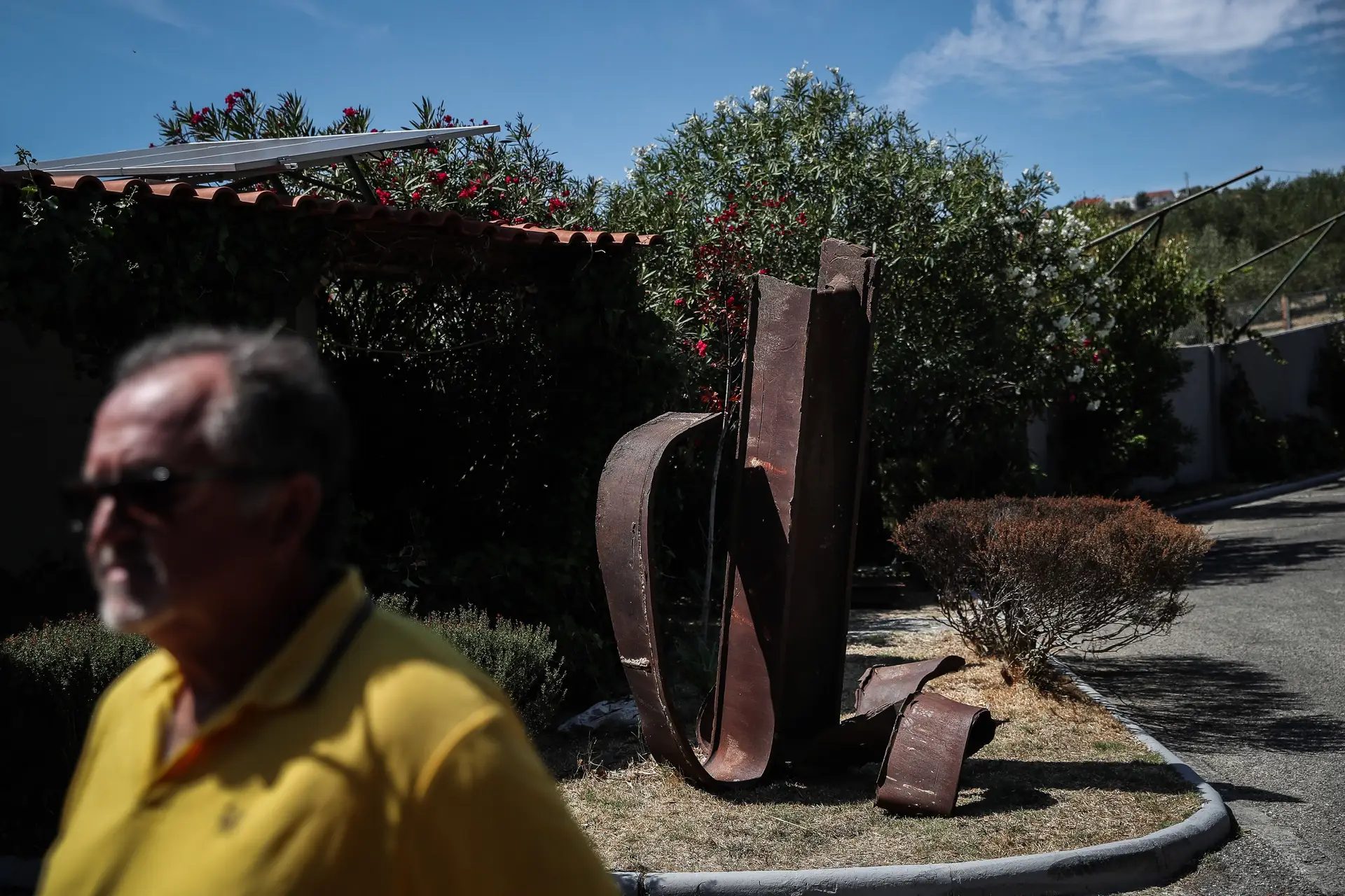 11 de Setembro. Viga que pertenceu às Torres Gémeas está em Quinta de Vila Franca de Xira