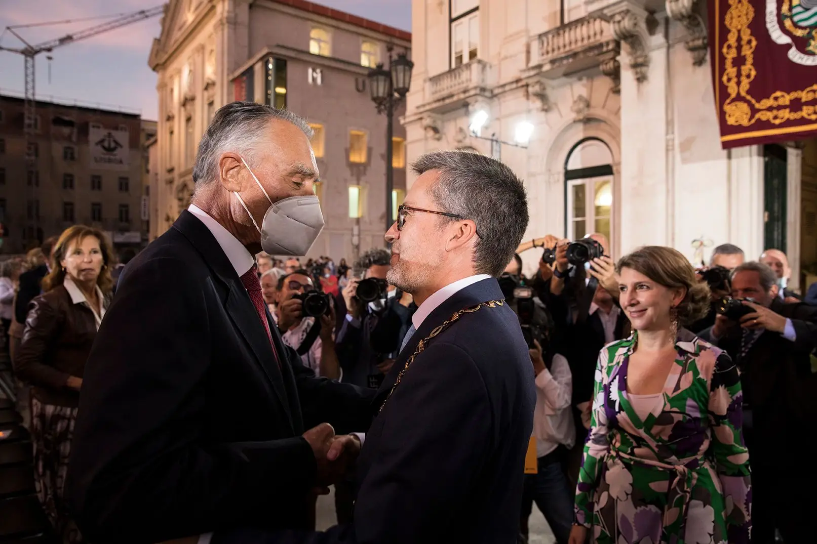 Cavaco Silva foi uma das presenças notadas na tomada de posse de Carlos Moedas como presidente da Câmara de Lisboa