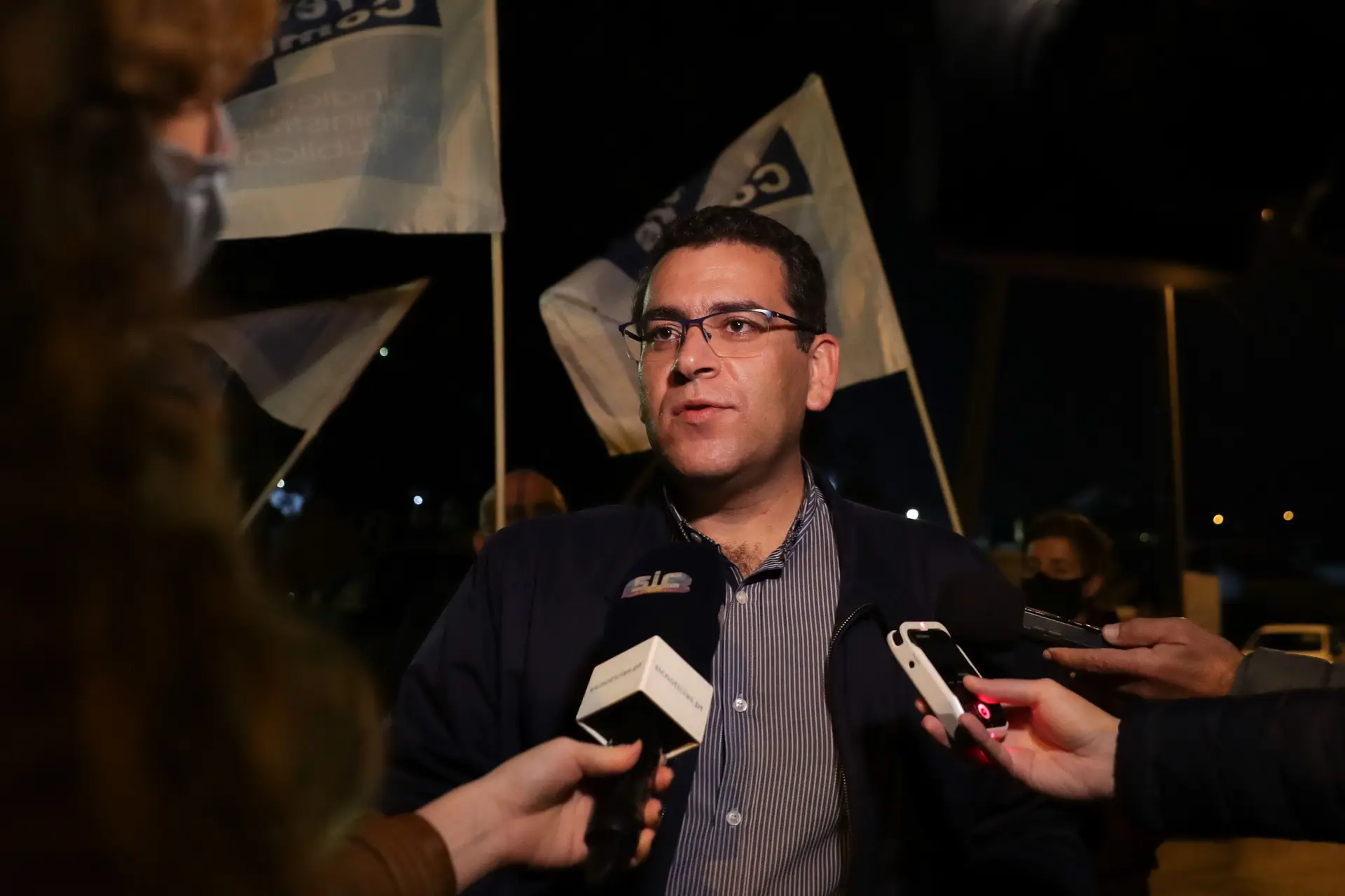 O coordenador da Frente Comum, Sebastião Santana.