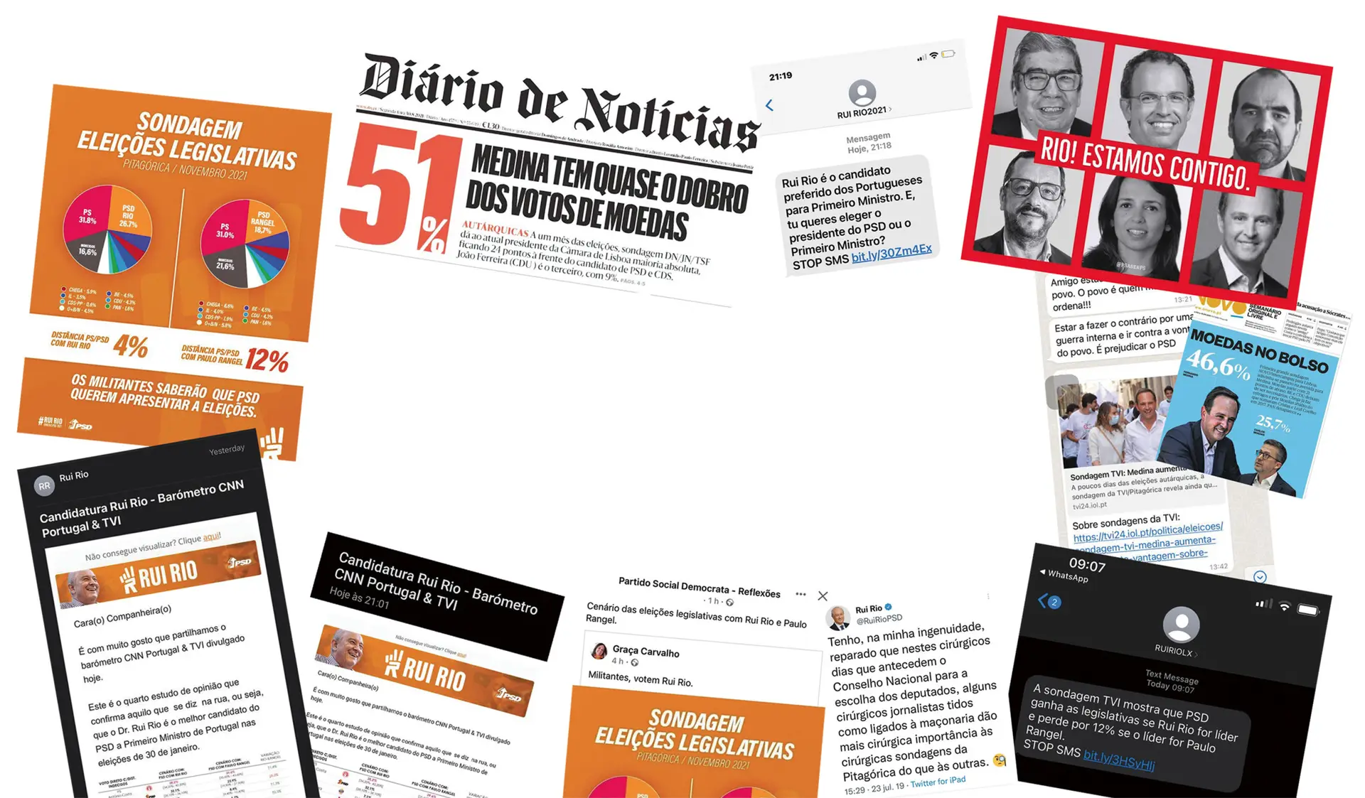 Campanha de Rui Rio enviou SMS falsa aos militantes: a desinformação e guerra no WhatsApp do PSD