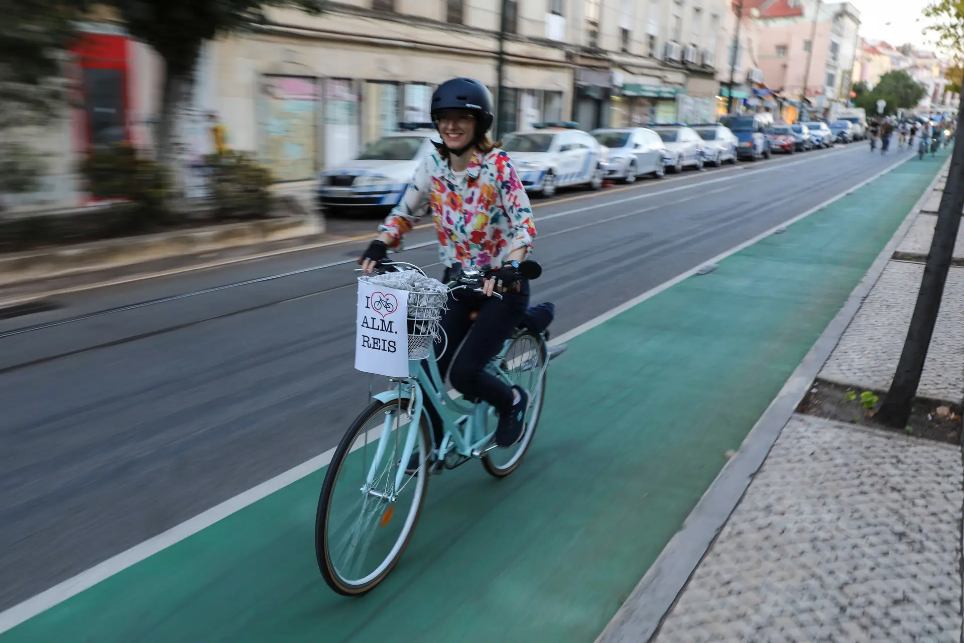 Ciclovia da Almirante Reis, em Lisboa
