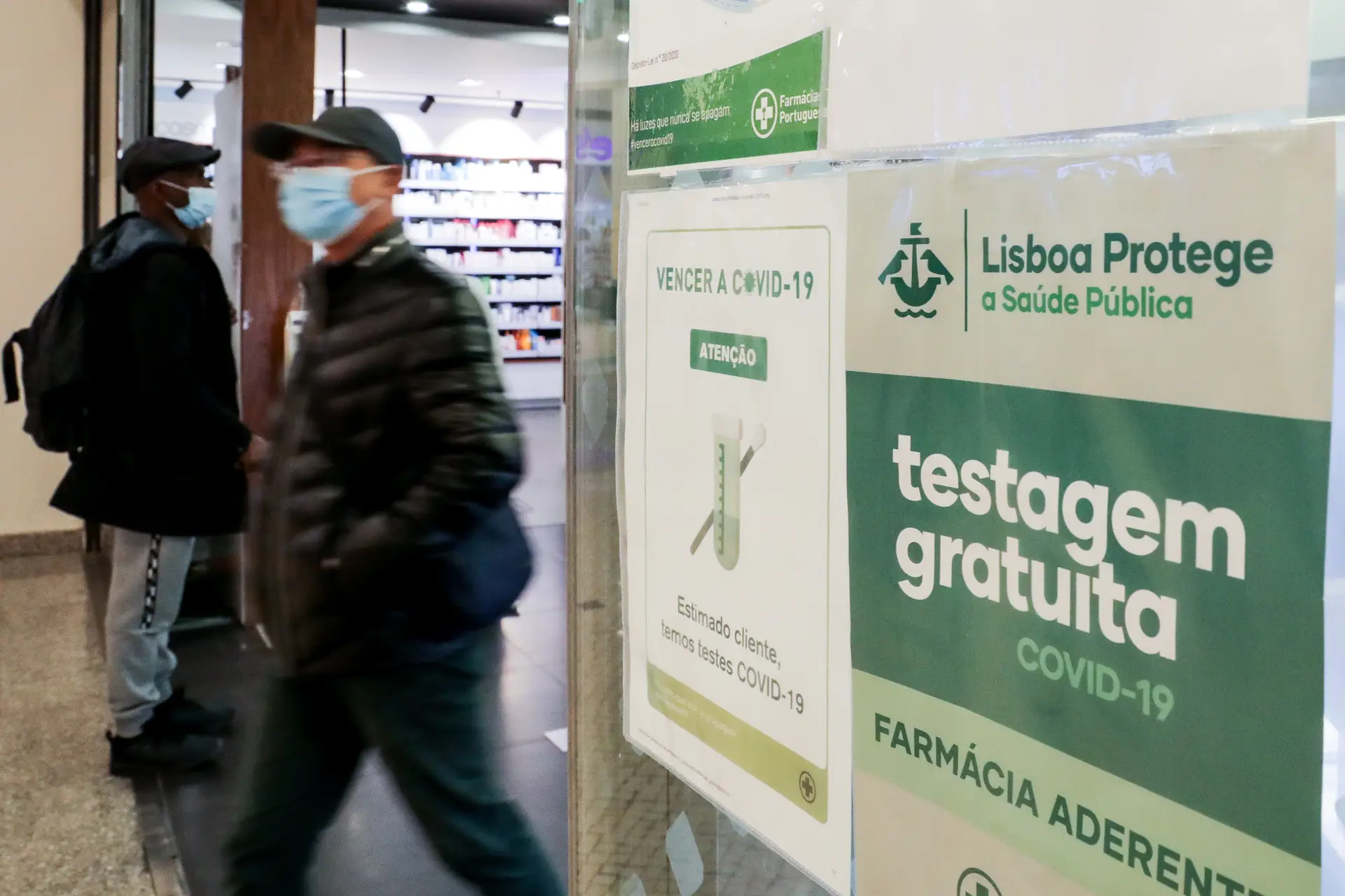 Governo aumenta para €15 comparticipação dos testes de antigénio