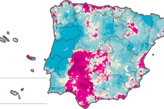 VARIAÇÃO NA MORTALIDADE ESPERADA DO CANCRO DO PULMÃO EM PORTUGAL E ESPANHA (=1)