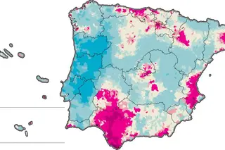 VARIAÇÃO NA MORTALIDADE ESPERADA DO CANCRO DA BEXIGA EM PORTUGAL E ESPANHA (=1)