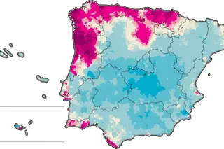 VARIAÇÃO NA MORTALIDADE ESPERADA DO CANCRO DO ESÓFAGO EM PORTUGAL E ESPANHA (=1)