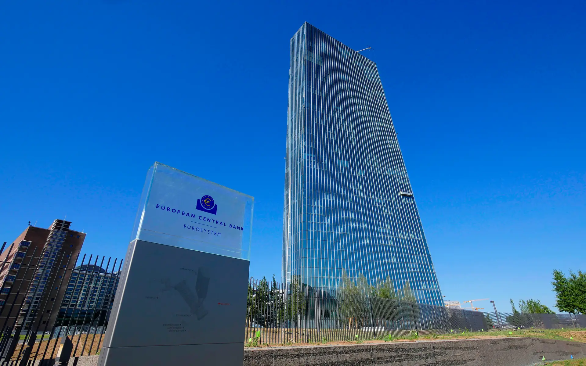 Sede do BCE, em Frankfurt. Foto: Getty Images