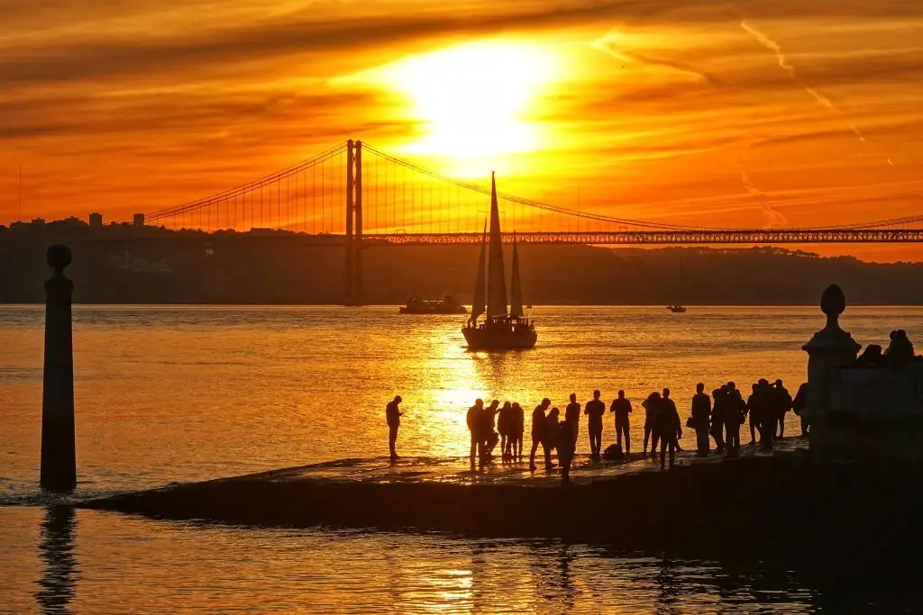 O rio Tejo passa a dividir as estatísticas regionais Foto: Getty Images
