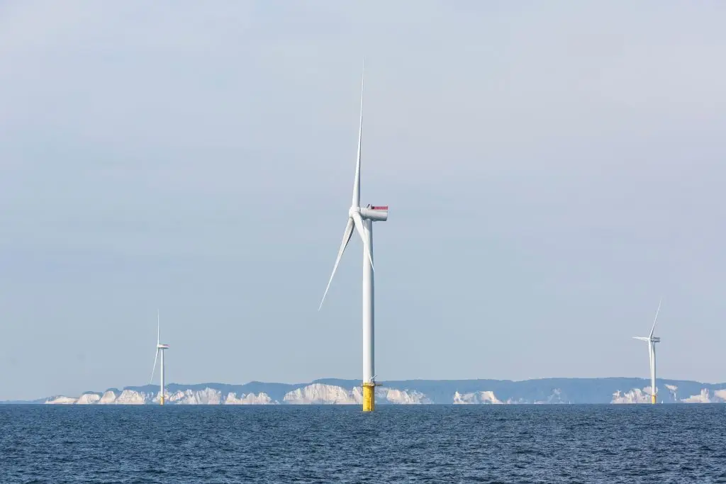 Parque eólico ‘offshore’ entre a Dinamarca, Suécia e Alemanha. Foto: Getty Images