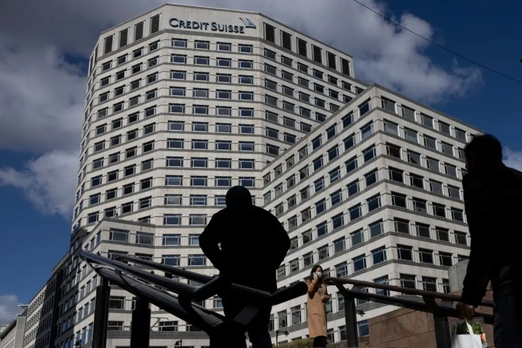 Edifício do Credit Suisse, Londres Foto: Dan Kitwood/Getty Images