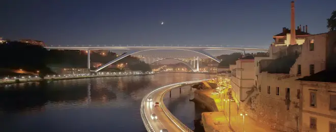 Nova ponte sobre o Douro e segunda de metro entre Porto e Gaia serão financiadas pelo PRR. Foto: DR