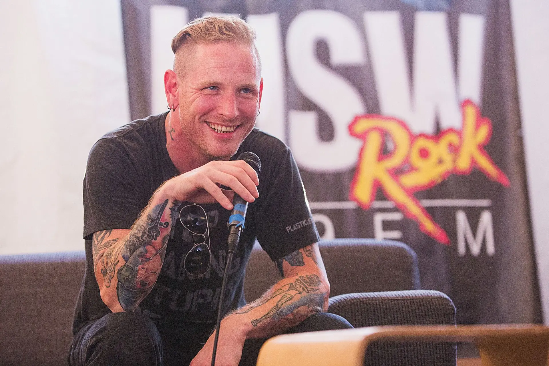 Corey Taylor, dos Slipknot. Foto: Matt Hayward/Getty Images