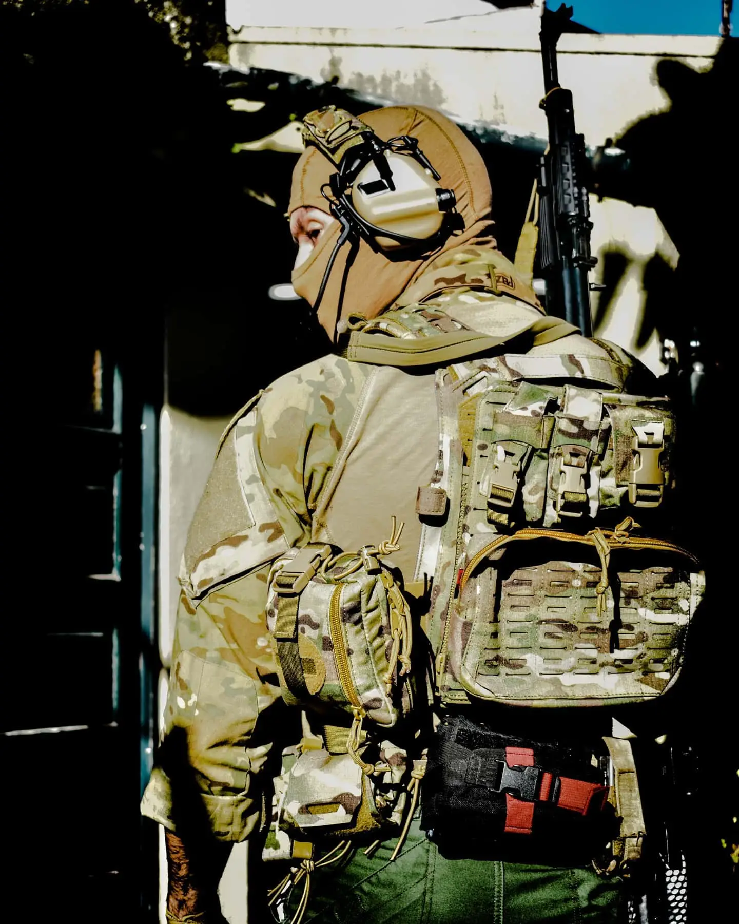 Imagem de um voluntário português que foi combater para a Ucrânia