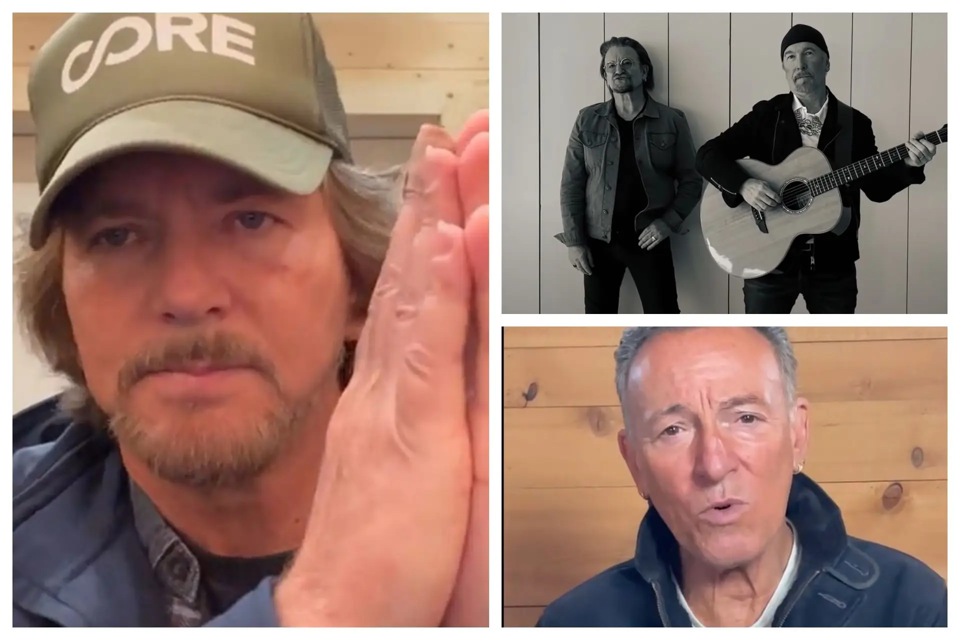 Mundo da música abraça a Ucrânia em campanha global. U2 gravam versão de ‘Walk On’, Pearl Jam e Bruce Springsteen enviam mensagens de apoio