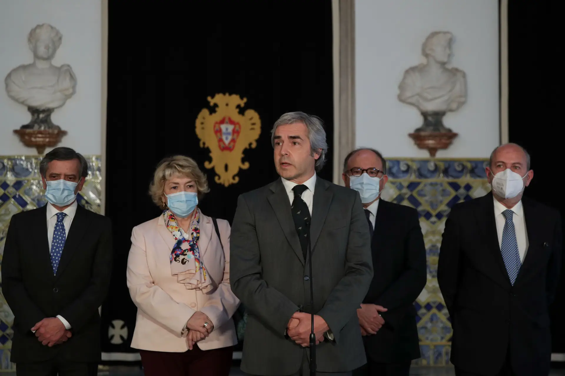 Nuno Melo, presidente do CDS, à saída de Belém, onde foi recebido no início do mês