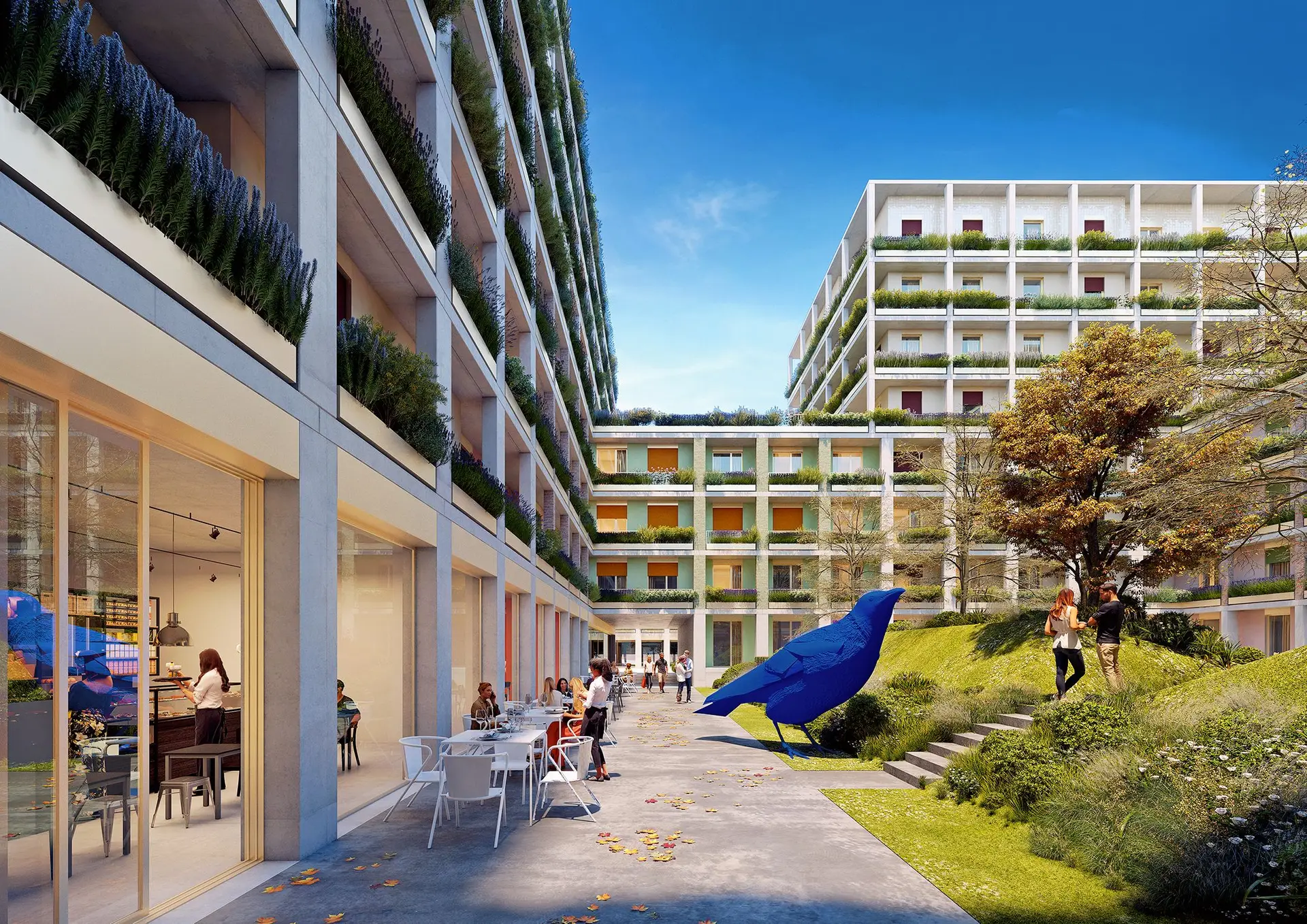 O novo projeto da Nexity contempla nove edifícios com tipologias adaptáveis