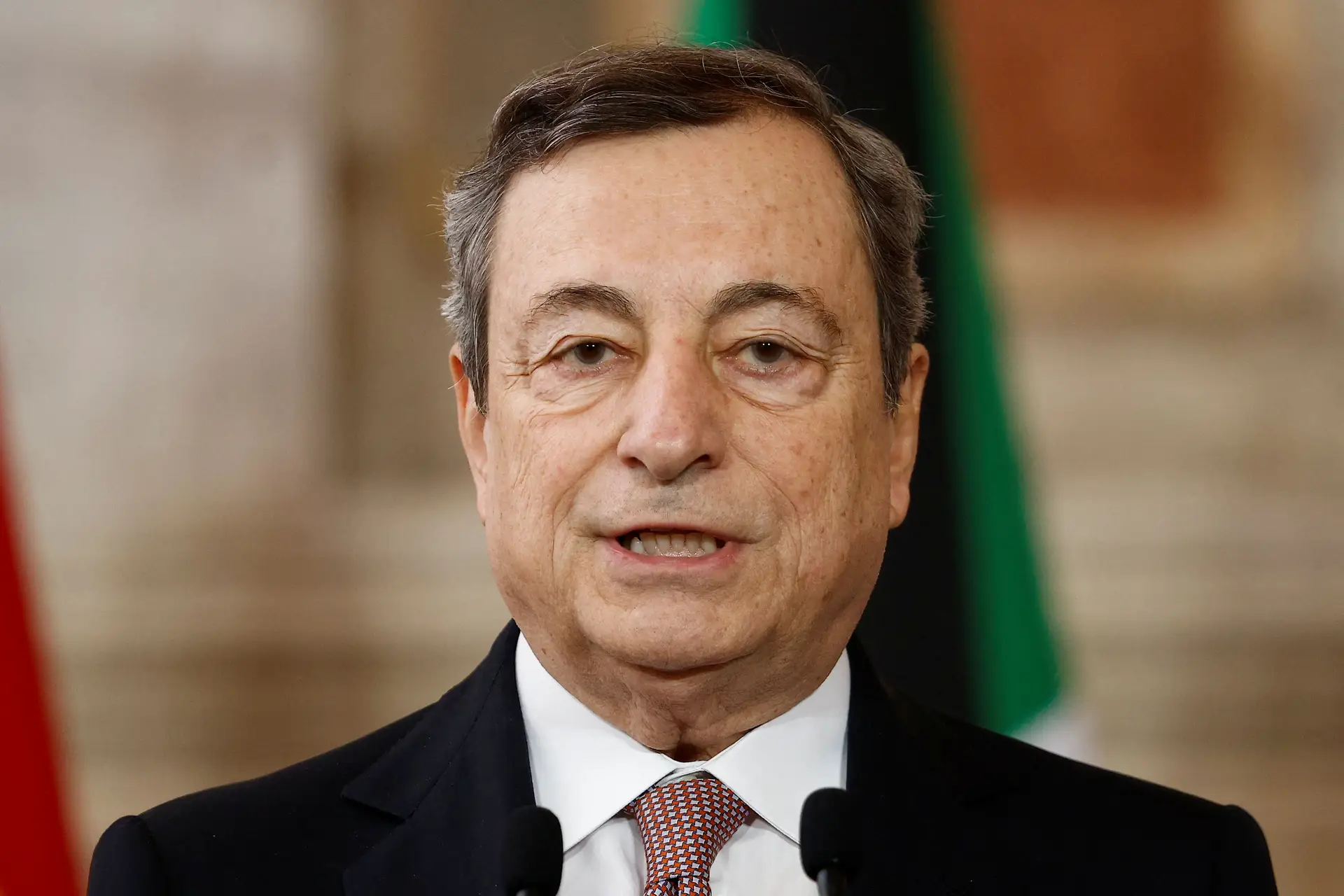O antigo presidente do Banco Central Europeu Mario Draghi