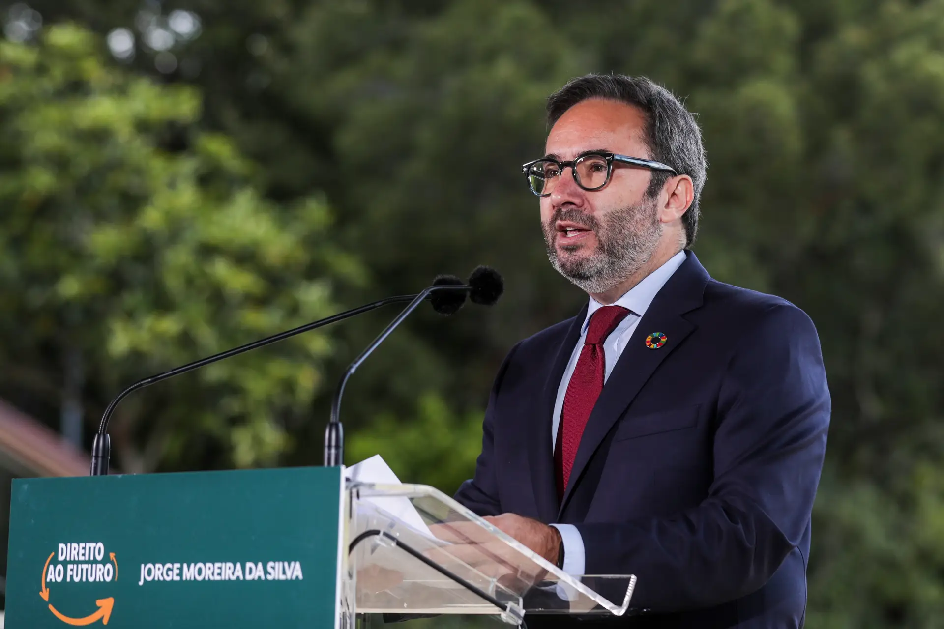 Jorge Moreira da Silva durante a apresentação da sua candidatura à liderança do PSD