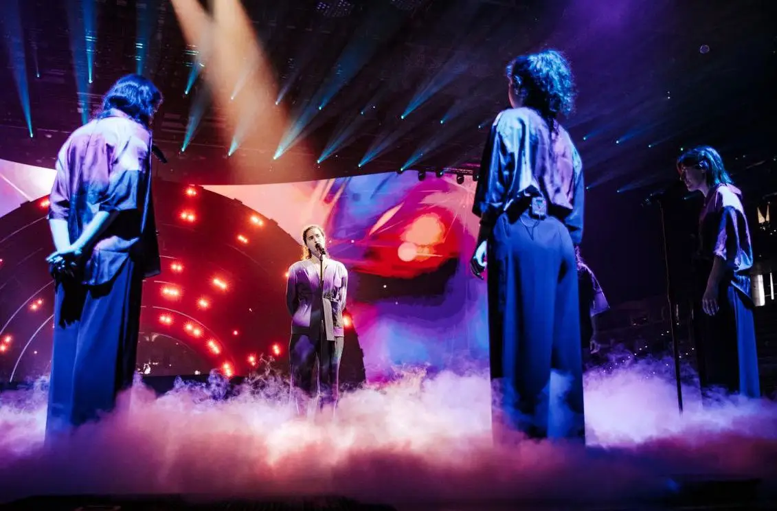 MARO no primeiro ensaio da Eurovisão