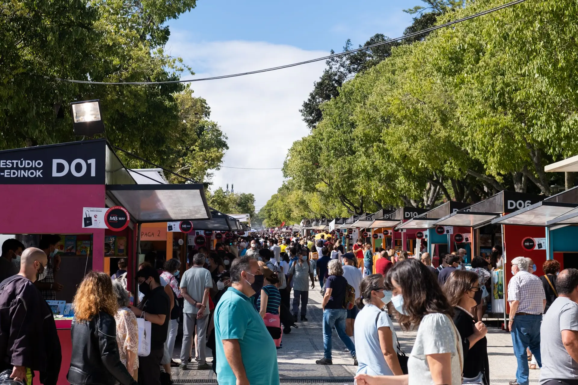 Imagem da Feira do Livro de Lisboa de 2021