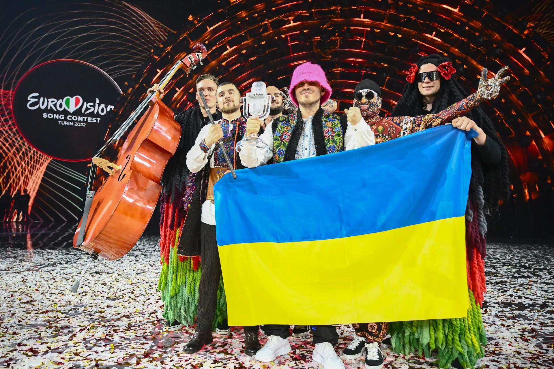 Kalush Orchestra, vencedores do Festival da Eurovisão