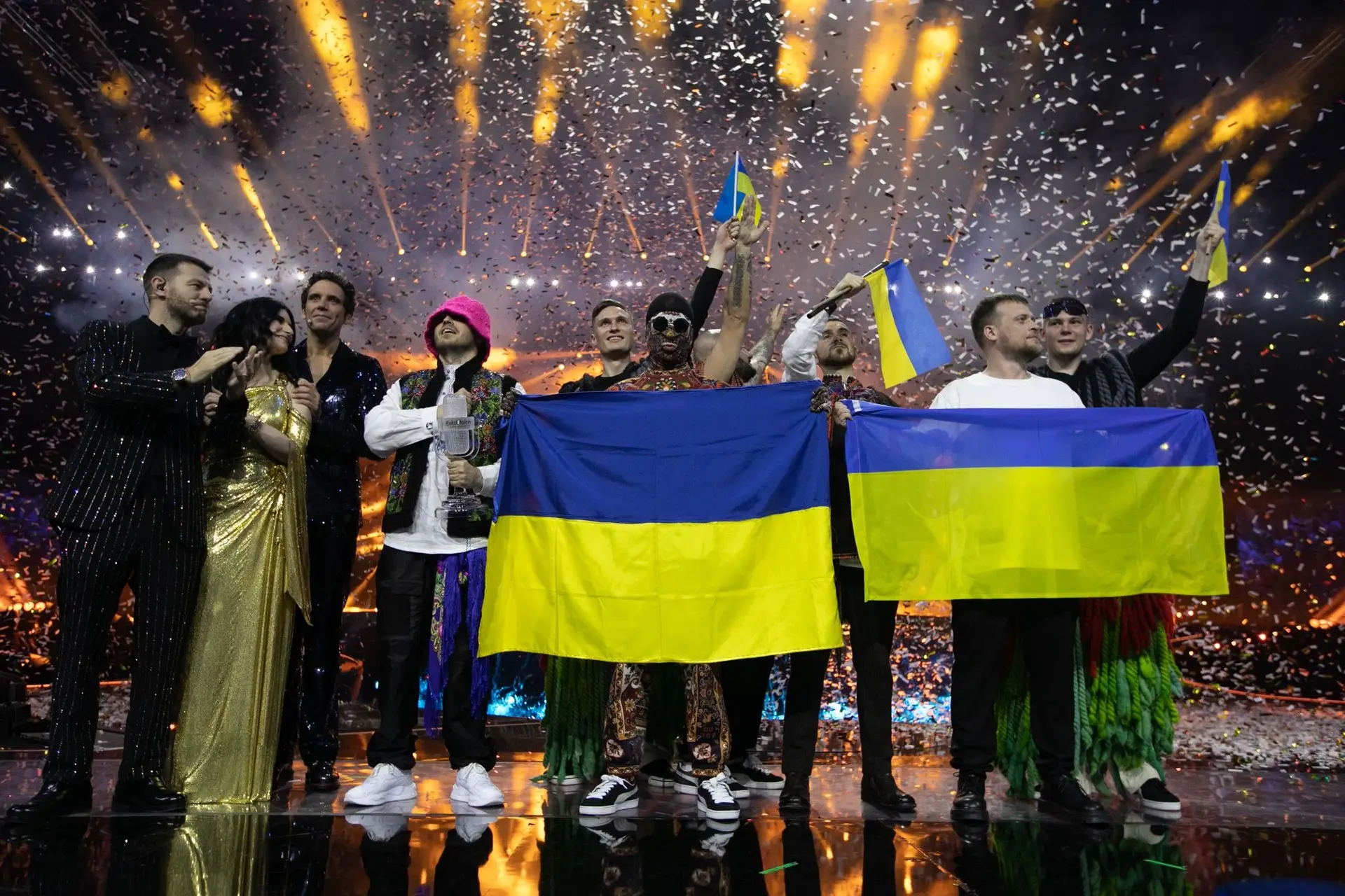 Kalush Orchestra, vencedores do Festival da Eurovisão 2022