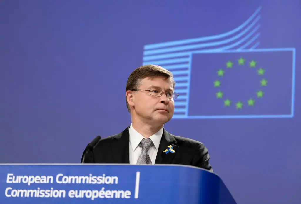 Valdis Dombrovskis, vice-presidente executivo da Comissão Europeia