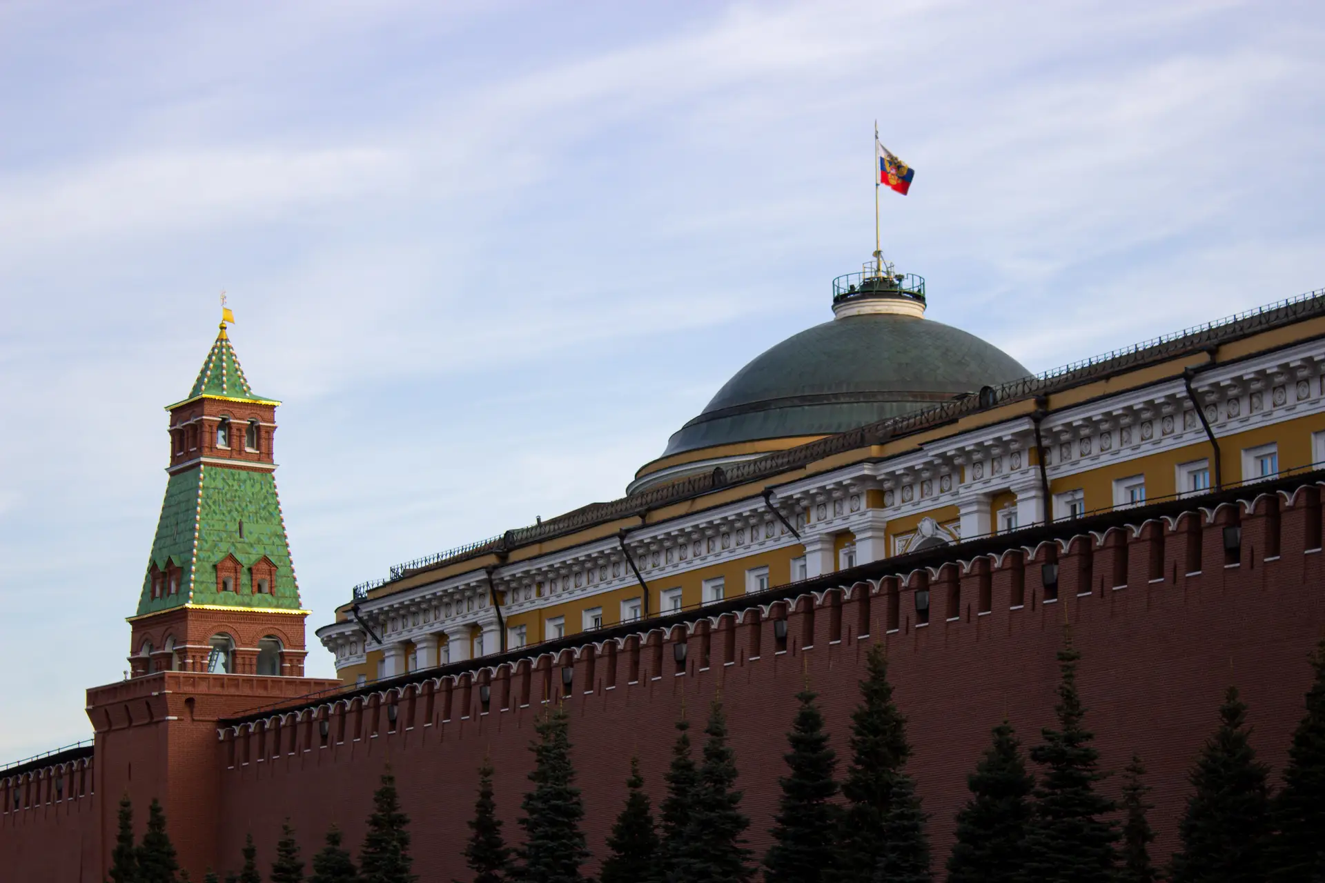 Edifício do Kremlin, em Moscovo