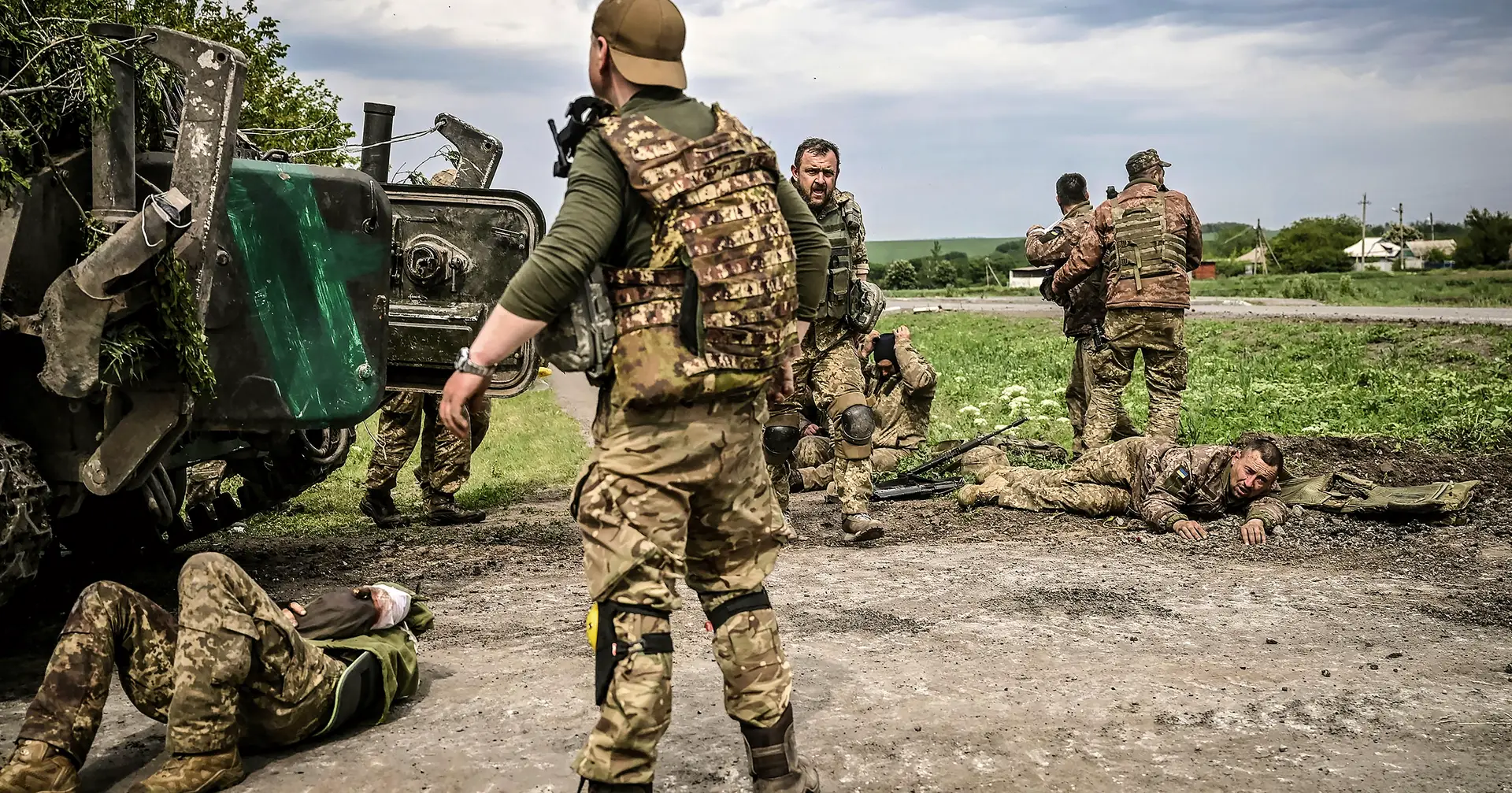 Reportagem na Ucrânia. Falta preparação aos mercenários