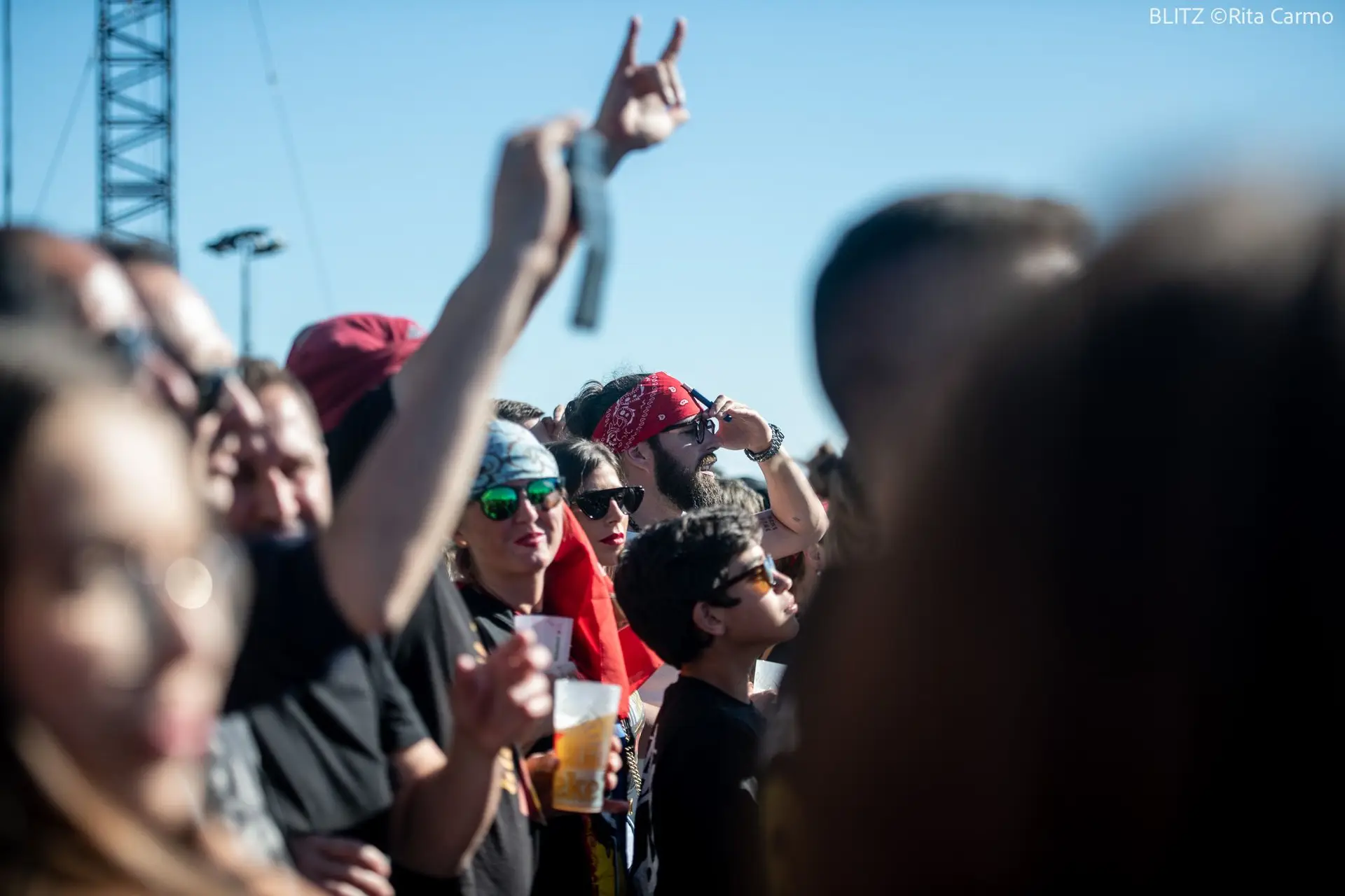 Ambiente no concerto de Guns N'Roses, Algés