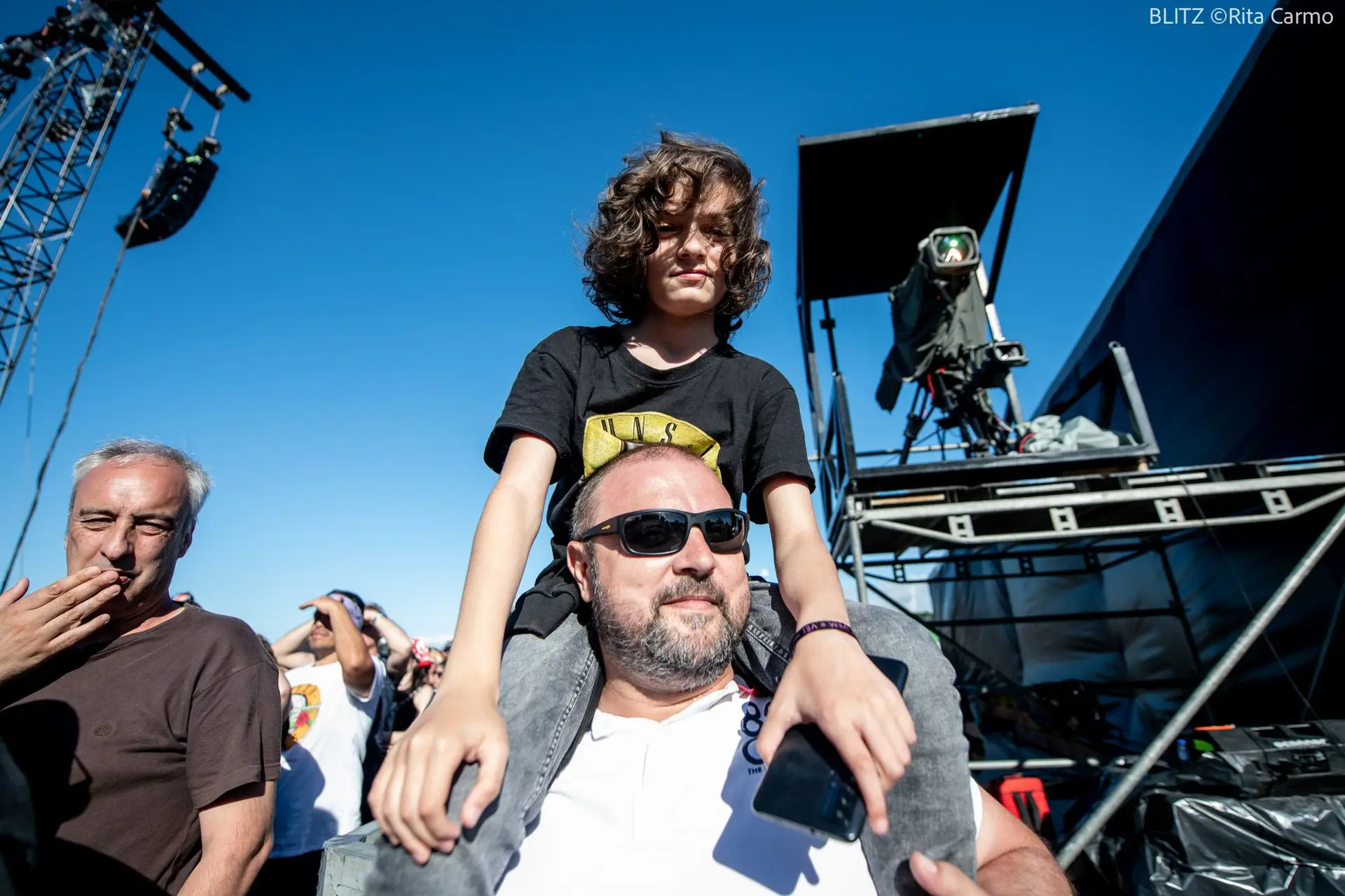 Ambiente no concerto de Guns N'Roses, Algés