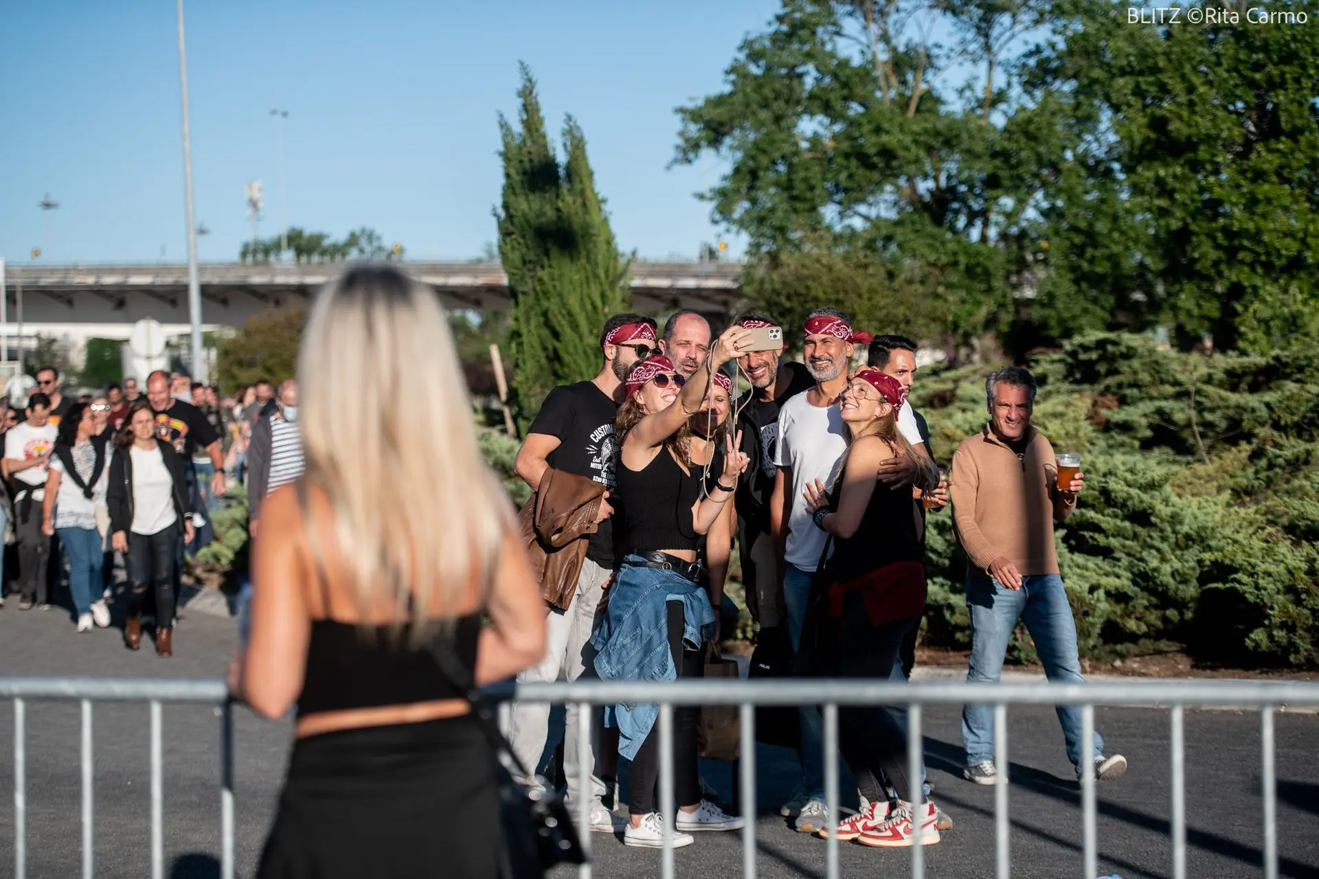 Ambiente no concerto de Guns N'Roses, Algés