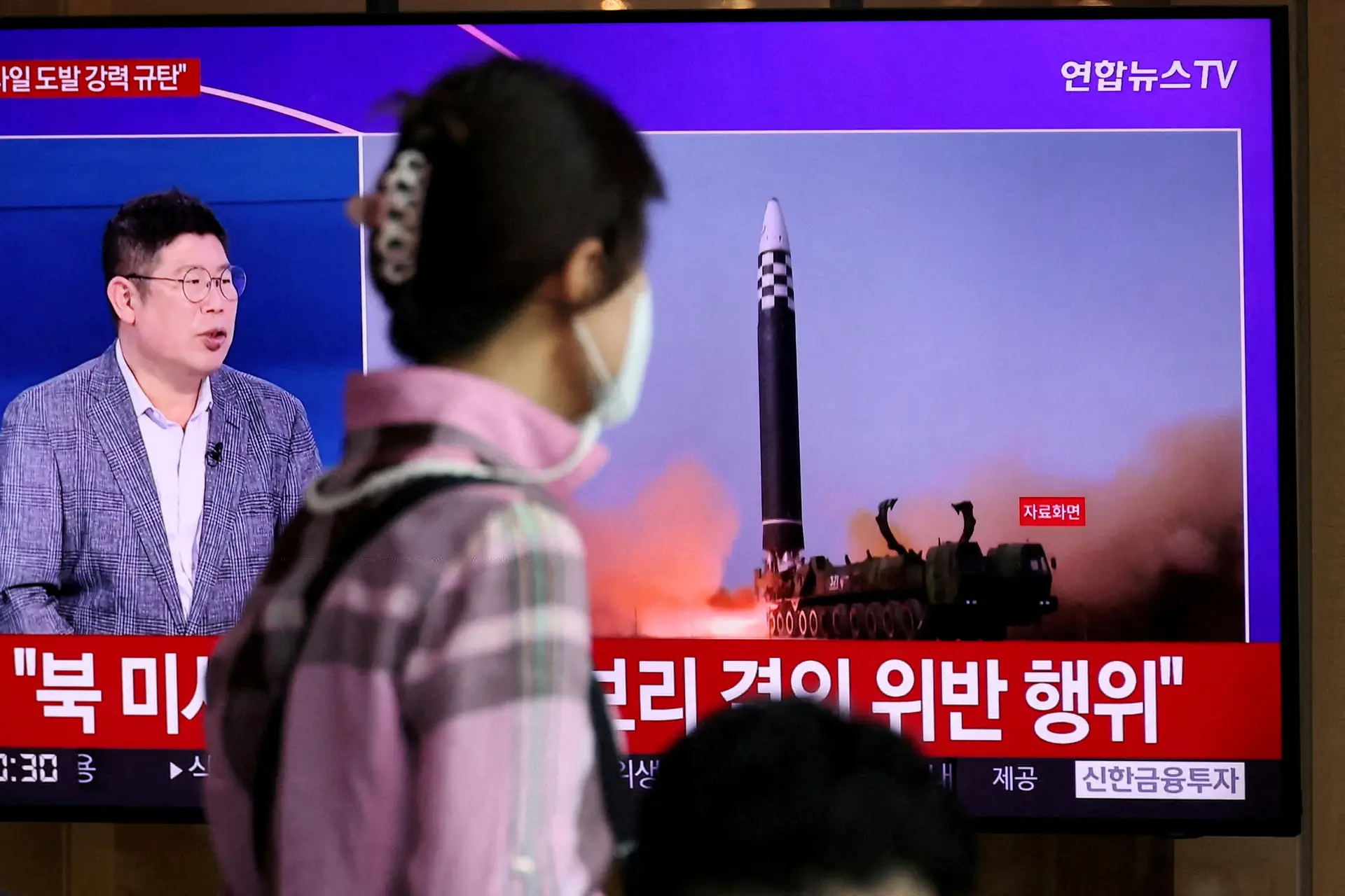 Pyongyang dispara míssil balístico para mar do Japão, denuncia Coreia do Sul