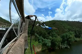 Water Bungee Jumping em Sever do Vouga