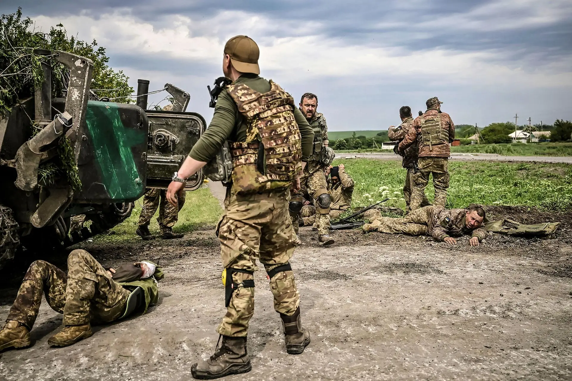 Украинские войска в районе Донбасса на востоке страны