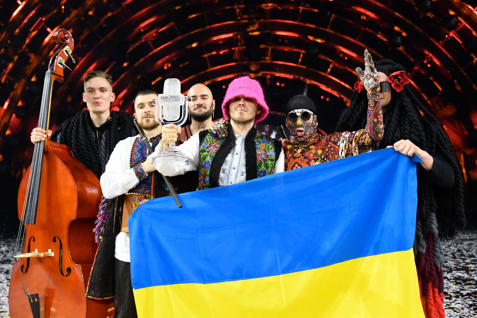 Kalush Orchestra, vencedores do Festival da Eurovisão em 2022