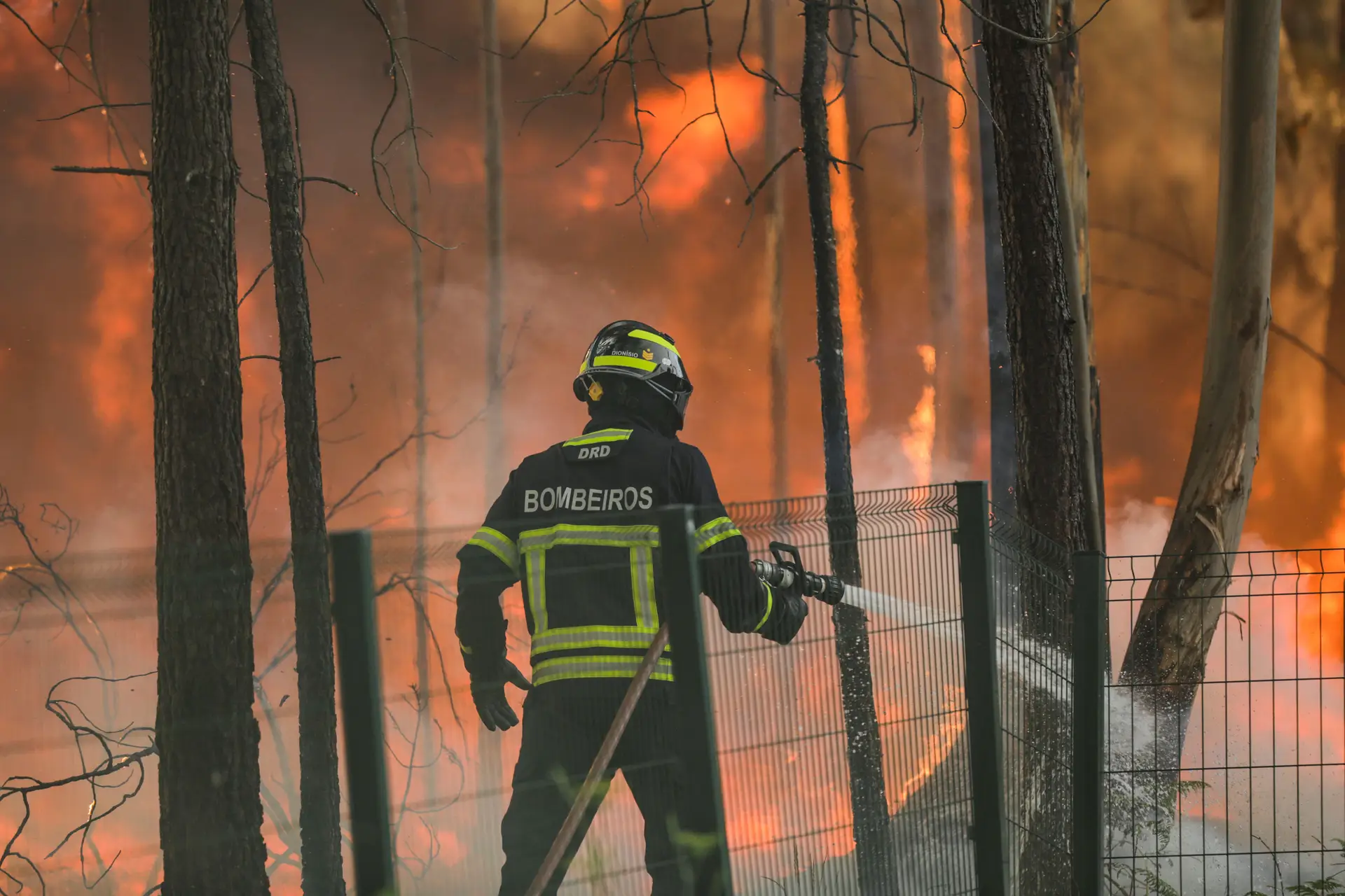 Incêndio na freguesia de Cercal, Ourém