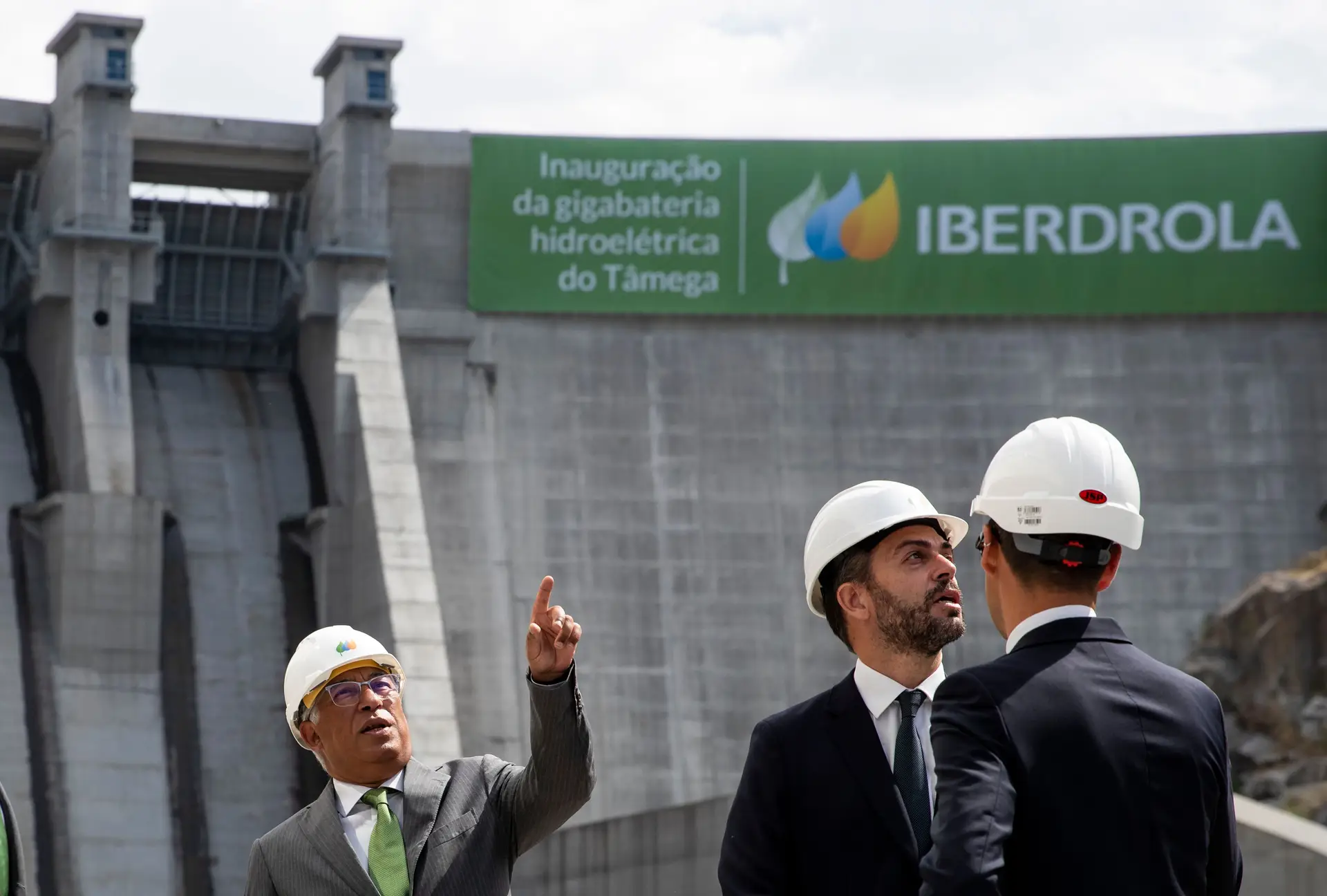 António Costa na inauguração do complexo hidroelétrico do Tâmega.
