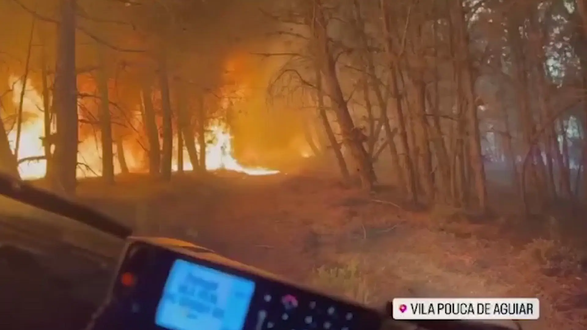 Prisão preventiva para suspeito de atear incêndio com isqueiro em Vila Real