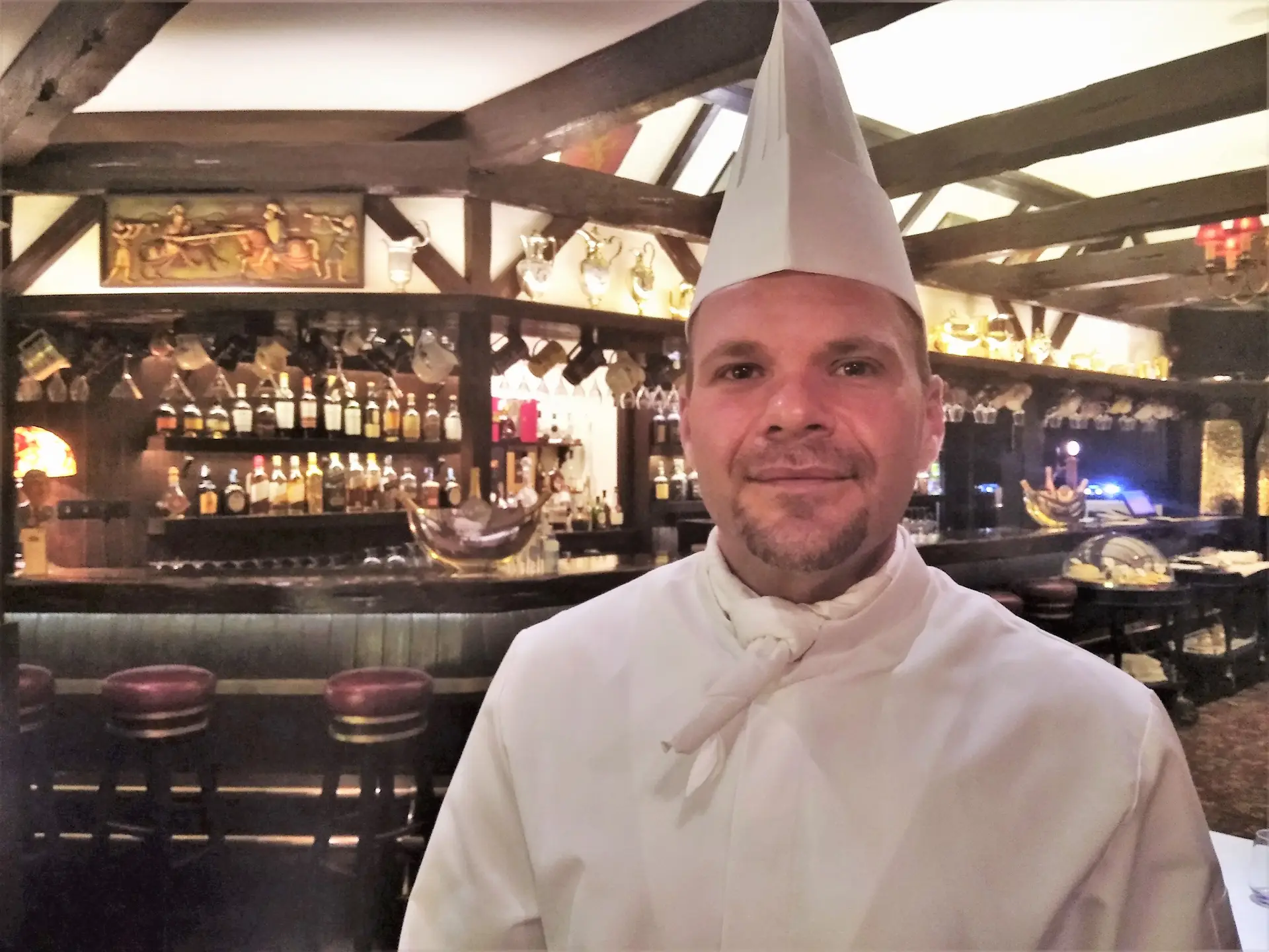 Luís Roque, o atual chef do Pabe