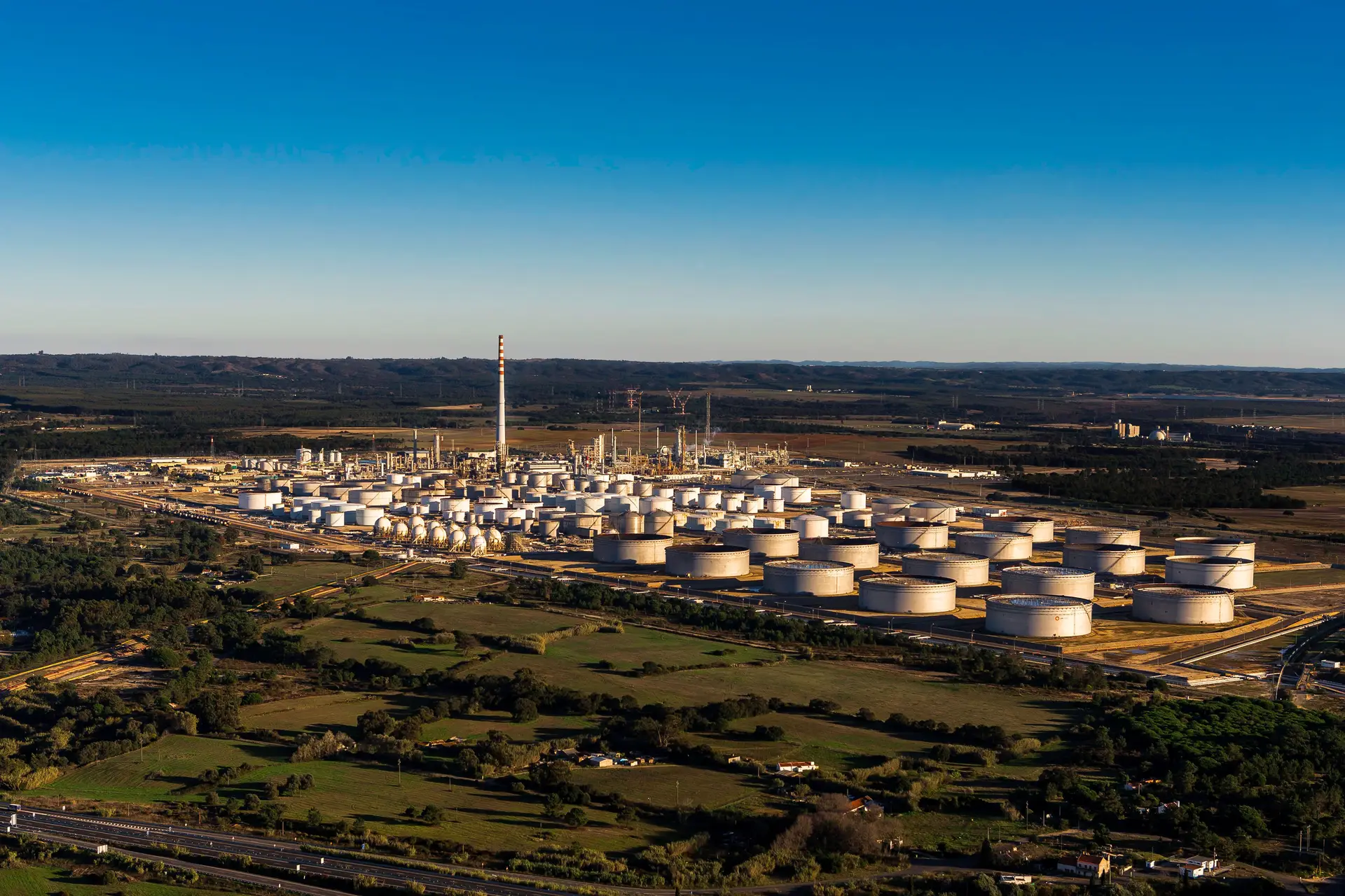 Refinaria da Galp em Sines.